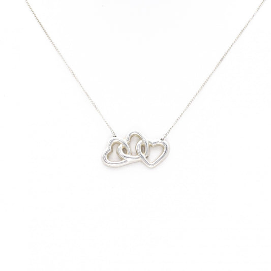TIFFANY&Co. Tiffany Triple Heart Necklace, 925 sterling silver