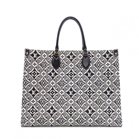 LOUIS VUITTON On the Go GM Monogram Jacquard Since 1854 Tote Bag