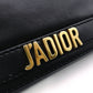 Christian Dior J'ADIOR Wallet Chain, Leather, Black, Crossbody, Gold Hardware