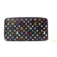 LOUIS VUITTON Zippy Wallet Monogram Multicolor Long Wallet PVC/Leather Black-Toned Wallet