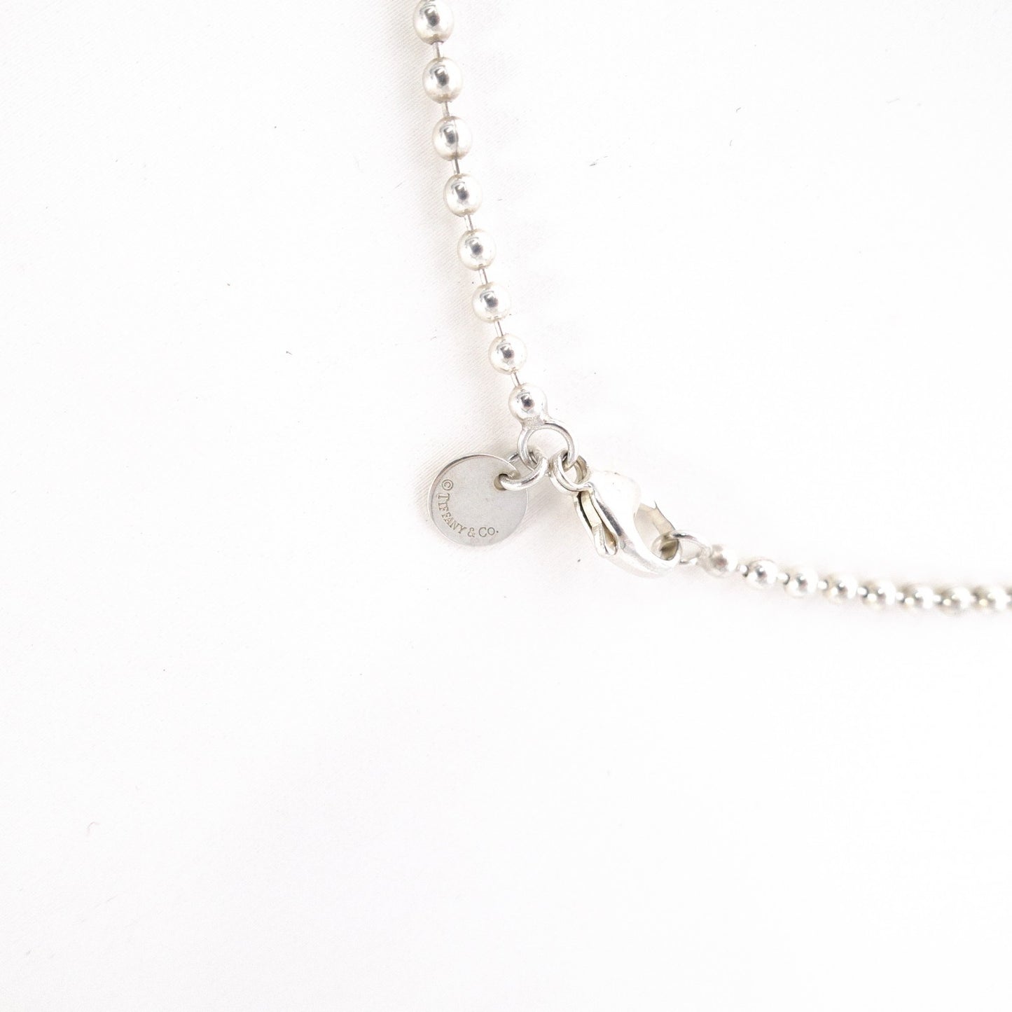 TIFFANY&Co. Tiffany Ball Chain Return to Tiffany Necklace, 925 sterling silver