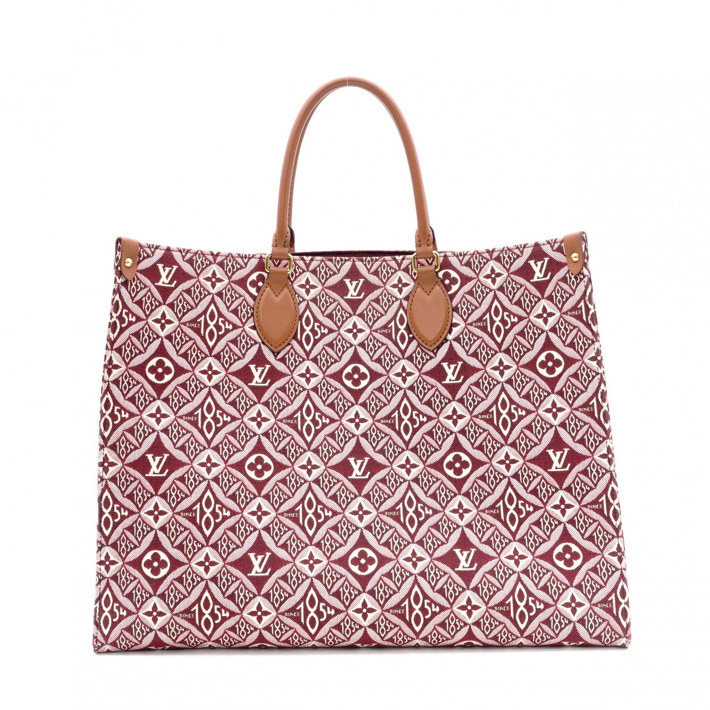 LOUIS VUITTON On the Go GM Monogram Jacquard Since 1854 Tote Bag, Purple, 2-Way