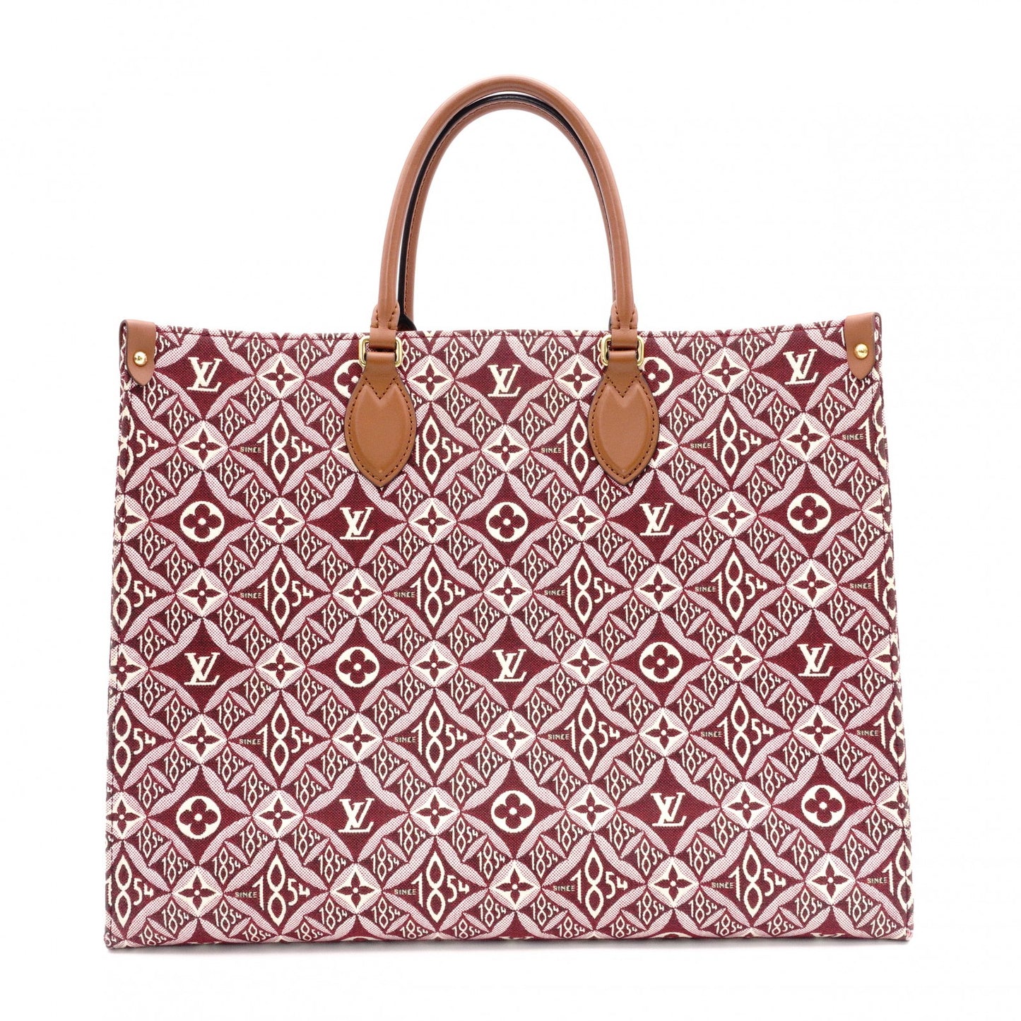 LOUIS VUITTON On the Go GM Monogram Jacquard Since 1854 Tote Bag, Purple, 2-Way