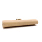 CHANEL Lambskin Matelassé Long Wallet, Leather, Beige, Gold Hardware