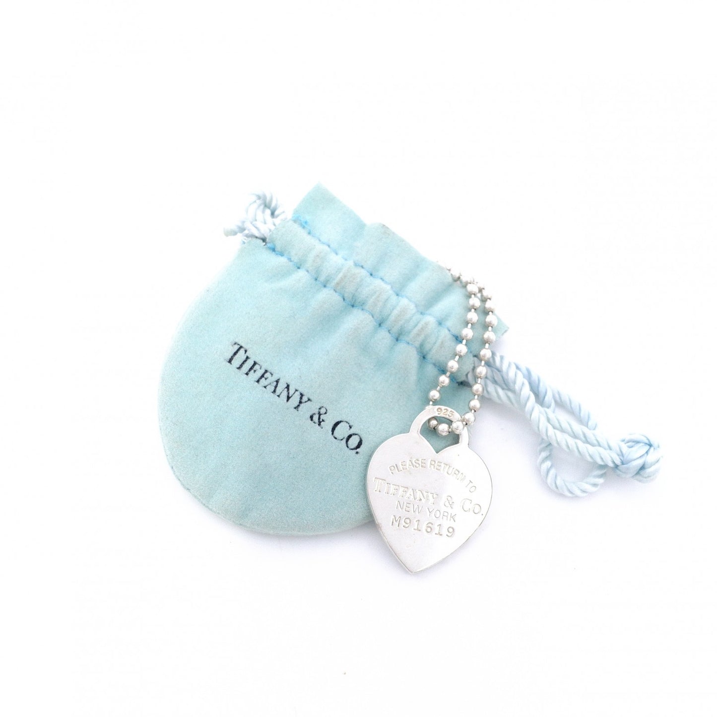 TIFFANY&Co. Tiffany Ball Chain Return to Tiffany Necklace, 925 sterling silver