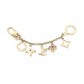 LOUIS VUITTON Monogram Fleur de Monogram Charm, Metal, Gold