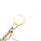 LOUIS VUITTON Monogram Fleur de Monogram Charm, Metal, Gold