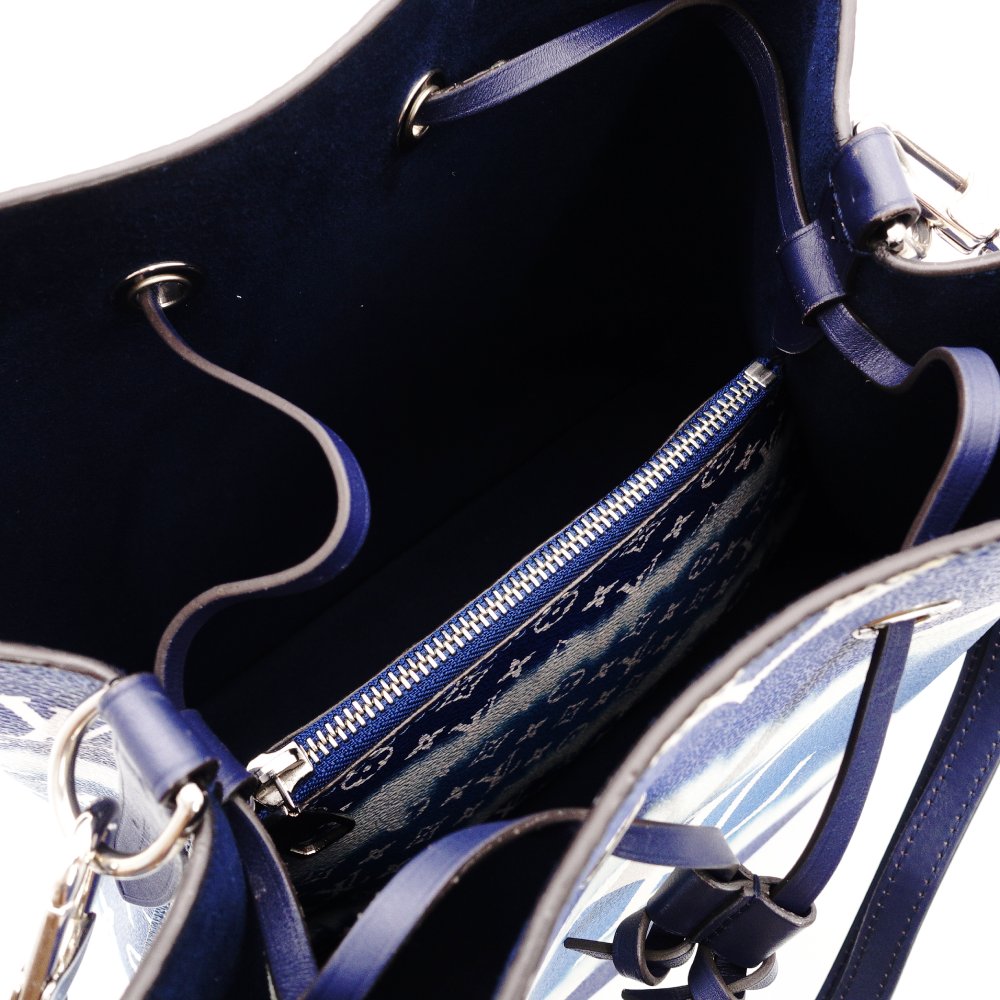 LOUIS VUITTON LV Escal Neo Noé M45126 Shoulder Bag PVC Blue-Tone R801401