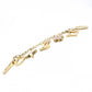 LOUIS VUITTON Monogram Fleur de Monogram Charm, Metal, Gold