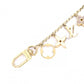 LOUIS VUITTON Monogram Fleur de Monogram Charm, Metal, Gold