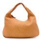 Bottega Veneta Intrecciato Shoulder Bag, Leather, Orange, Hobo