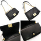 CHANEL Boy Chanel Medium Quilted Black Lambskin Shoulder Bag with Gold Hardware R8011034