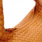 Bottega Veneta Intrecciato Shoulder Bag, Leather, Orange, Hobo