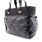 CHANEL Tote Bag GM Paris-Biarritz Handbag, Leather and Canvas, Black