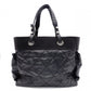 CHANEL Tote Bag GM Paris-Biarritz Handbag, Leather and Canvas, Black