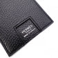 HERMES Rodling Card Case, Leather, Black, Business Card Holder, Black, H Logo, Men's