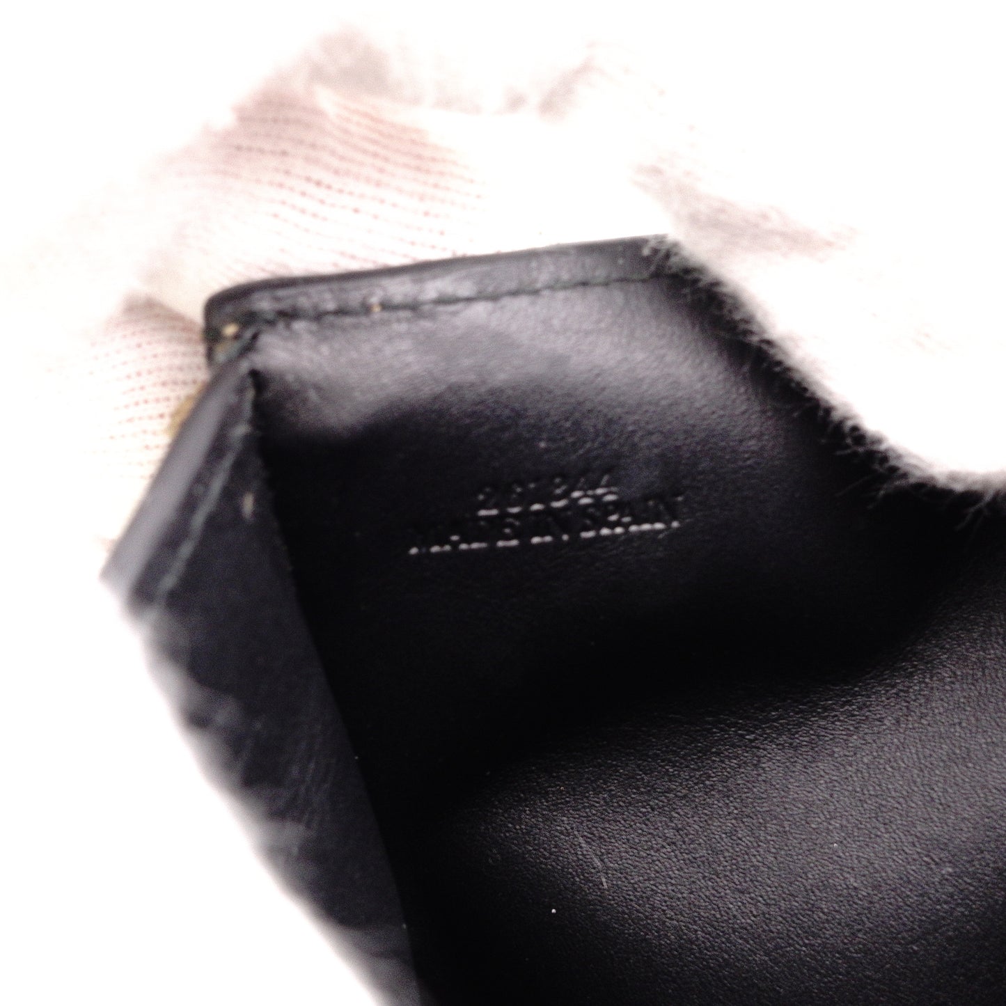 LOEWE Repeat Anagram Tri-fold Wallet, Leather, Brown, Wallet, Logo, Black