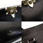 Valentino Garavani Rock Stud 2-Way Handbag Black × White Leather Black 7-7-312