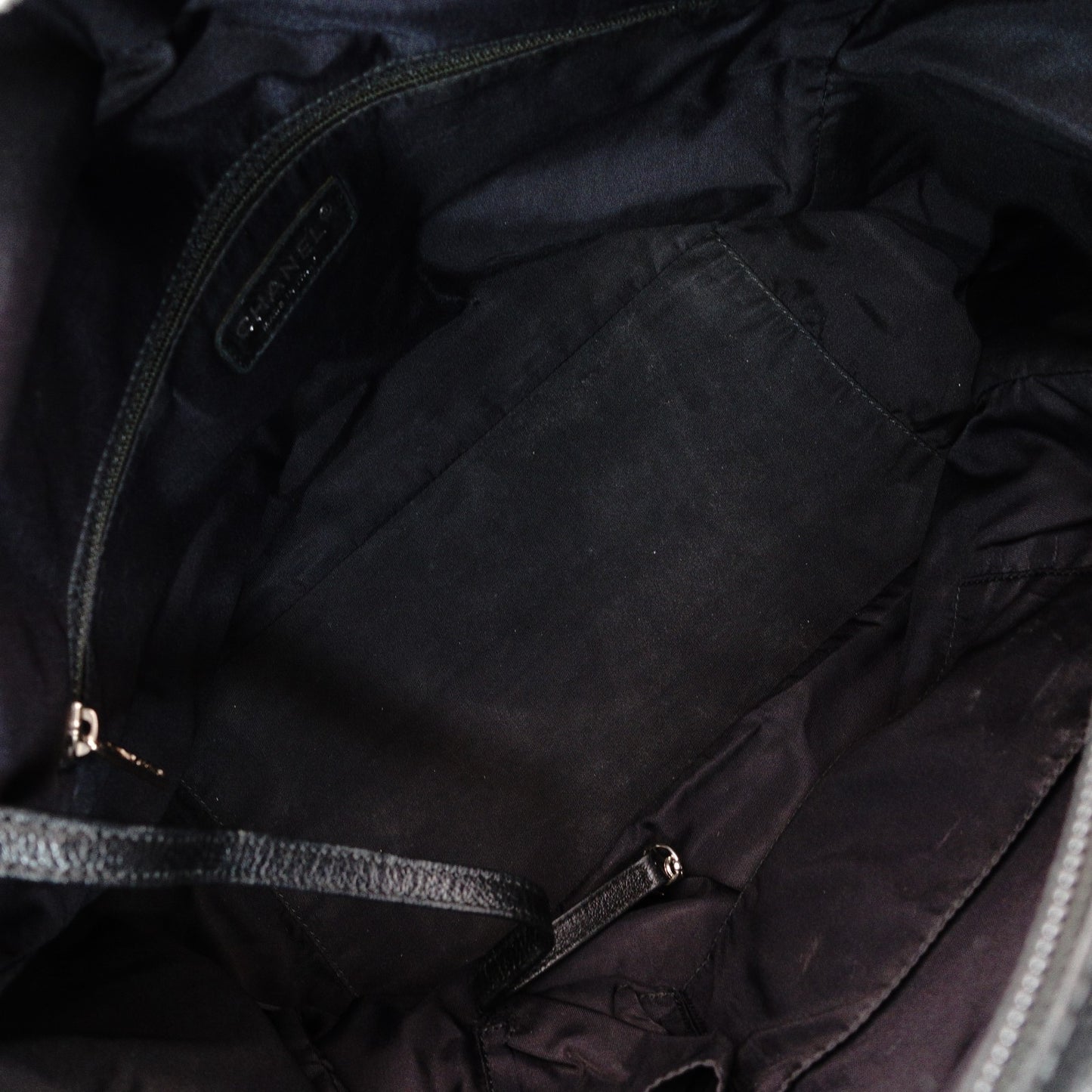 CHANEL Tote Bag GM Paris-Biarritz Handbag, Leather and Canvas, Black