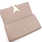 LOUIS VUITTON Portofolio Capucines Long Wallet, Leather, Beige, LV Gold Hardware