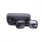 CHANEL Sunglasses, Plastic, Black, with Logo, Comes with Case