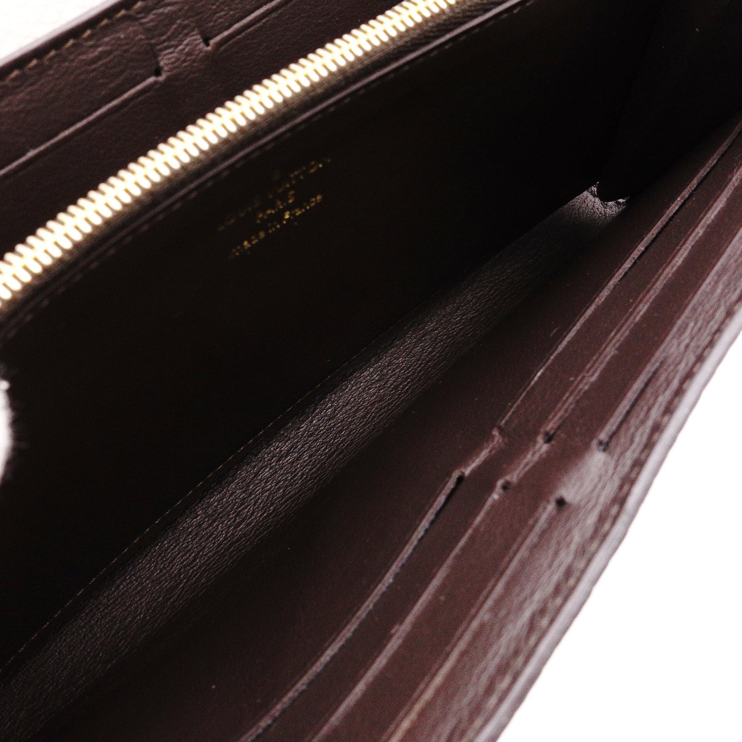 LOUIS VUITTON Portofolio Capucines Long Wallet, Leather, Beige, LV Gold Hardware