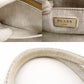 PRADA Canapa Small Handbag Gray 2-Way Canvas Shoulder Bag Gold Hardware R8020014