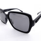 CHANEL Sunglasses, Plastic, Black, with Logo, Comes with Case
