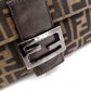 FENDI Mamma Bucket Zucca Shoulder Bag, Canvas, Brown, Logo