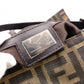 FENDI Mamma Bucket Zucca Shoulder Bag, Canvas, Brown, Logo
