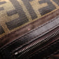 FENDI Mamma Bucket Zucca Shoulder Bag, Canvas, Brown, Logo