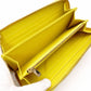 Christian Dior Voyageur Wallet, Lady Dior Long Wallet, Leather, Yellow Gold Hardware