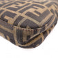 FENDI Mamma Bucket Zucca Shoulder Bag, Canvas and Leather, Brown
