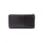PRADA Fragment Coin Purse, Saffiano Leather, Black with Gold Hardware
