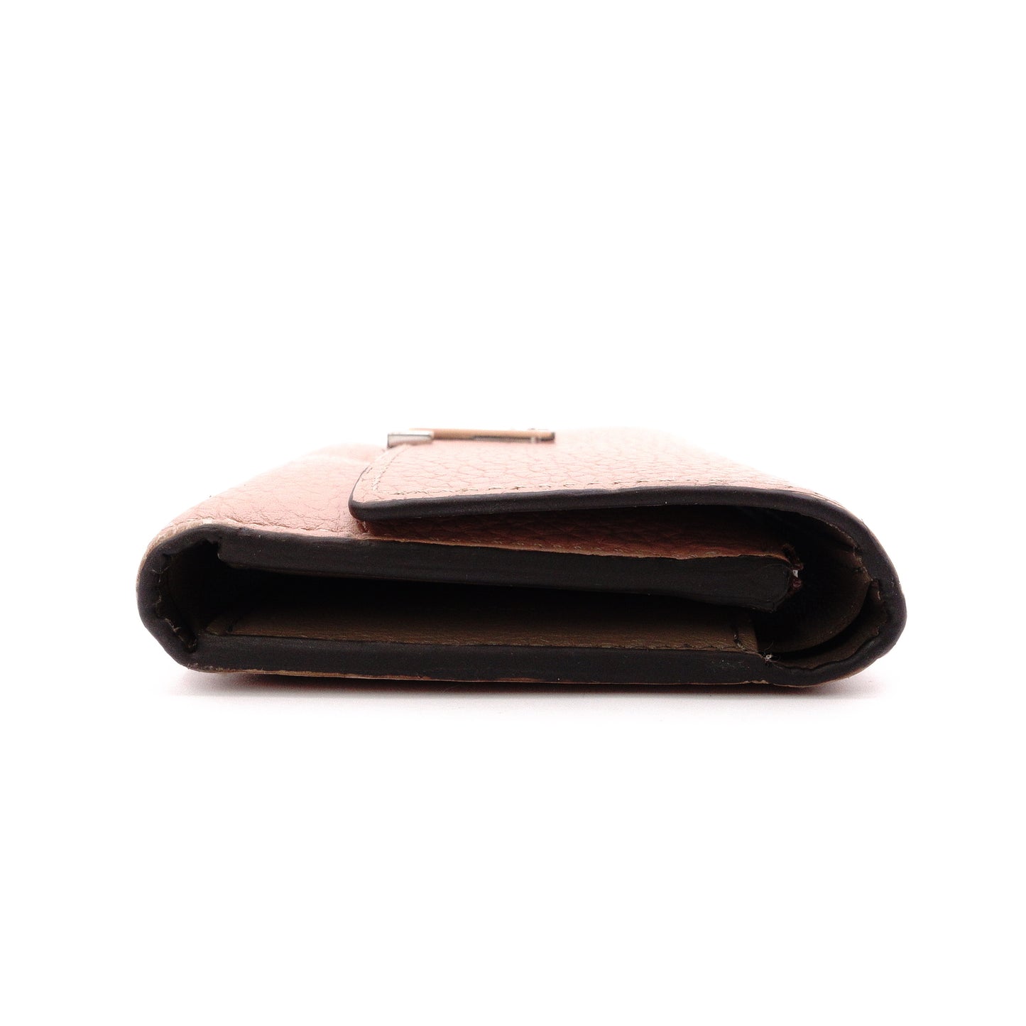 Louis Vuitton Portofolio Capucines Long Wallet, Leather, Pink, Wallet, LV, Silver Hardware