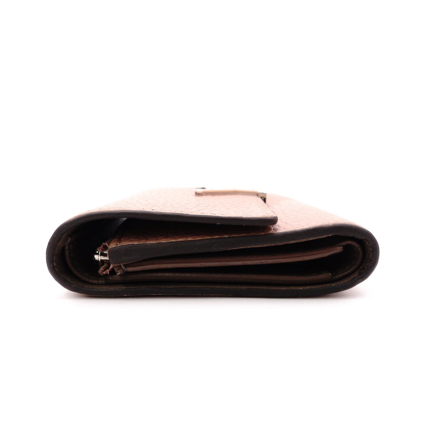 Louis Vuitton Portofolio Capucines Long Wallet, Leather, Pink, Wallet, LV, Silver Hardware