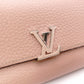 Louis Vuitton Portofolio Capucines Long Wallet, Leather, Pink, Wallet, LV, Silver Hardware