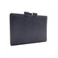 HERMES Cassandra Leather Notebook Cover, Navy, with “B” Engraving
