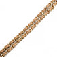CHANEL Bias-Stitch Shoulder Bag, Leather, Red, Gold Hardware