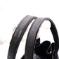 BALENCIAGA Navy Cabas Handbag, Leather/Canvas, Black, with Pouch