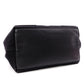 BALENCIAGA Navy Cabas Handbag, Leather/Canvas, Black, with Pouch