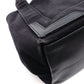 BALENCIAGA Navy Cabas Handbag, Leather/Canvas, Black, with Pouch