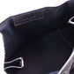 BALENCIAGA Navy Cabas Handbag, Leather/Canvas, Black, with Pouch