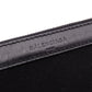 BALENCIAGA Navy Cabas Handbag, Leather/Canvas, Black, with Pouch
