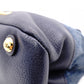 MIUMIU Madras Shoulder Bag, Denim, 2-Way, Blue, Gold Hardware