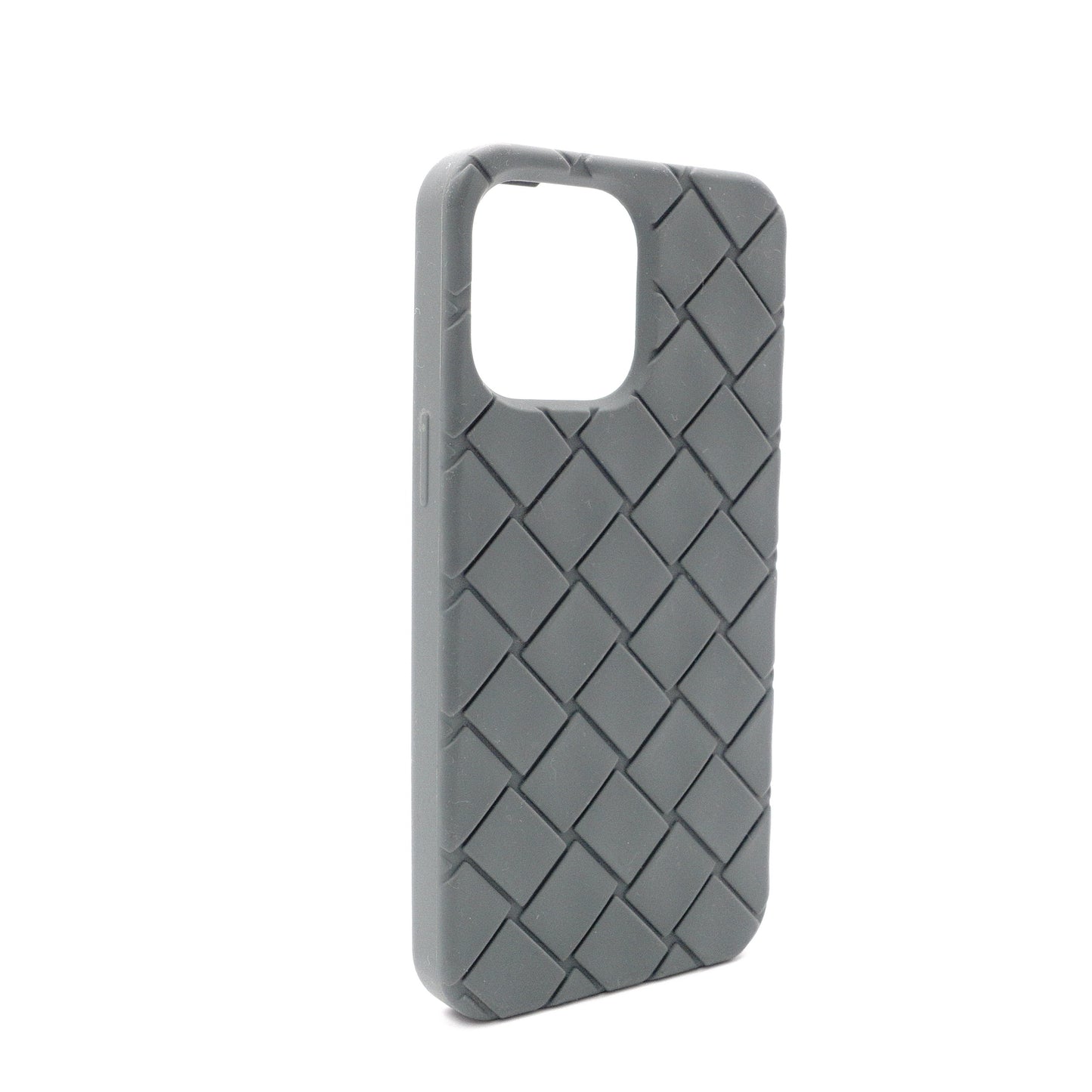 Bottega Veneta Intrecciato iPhone Case, Rubber, Green, 14 Pro MAX
