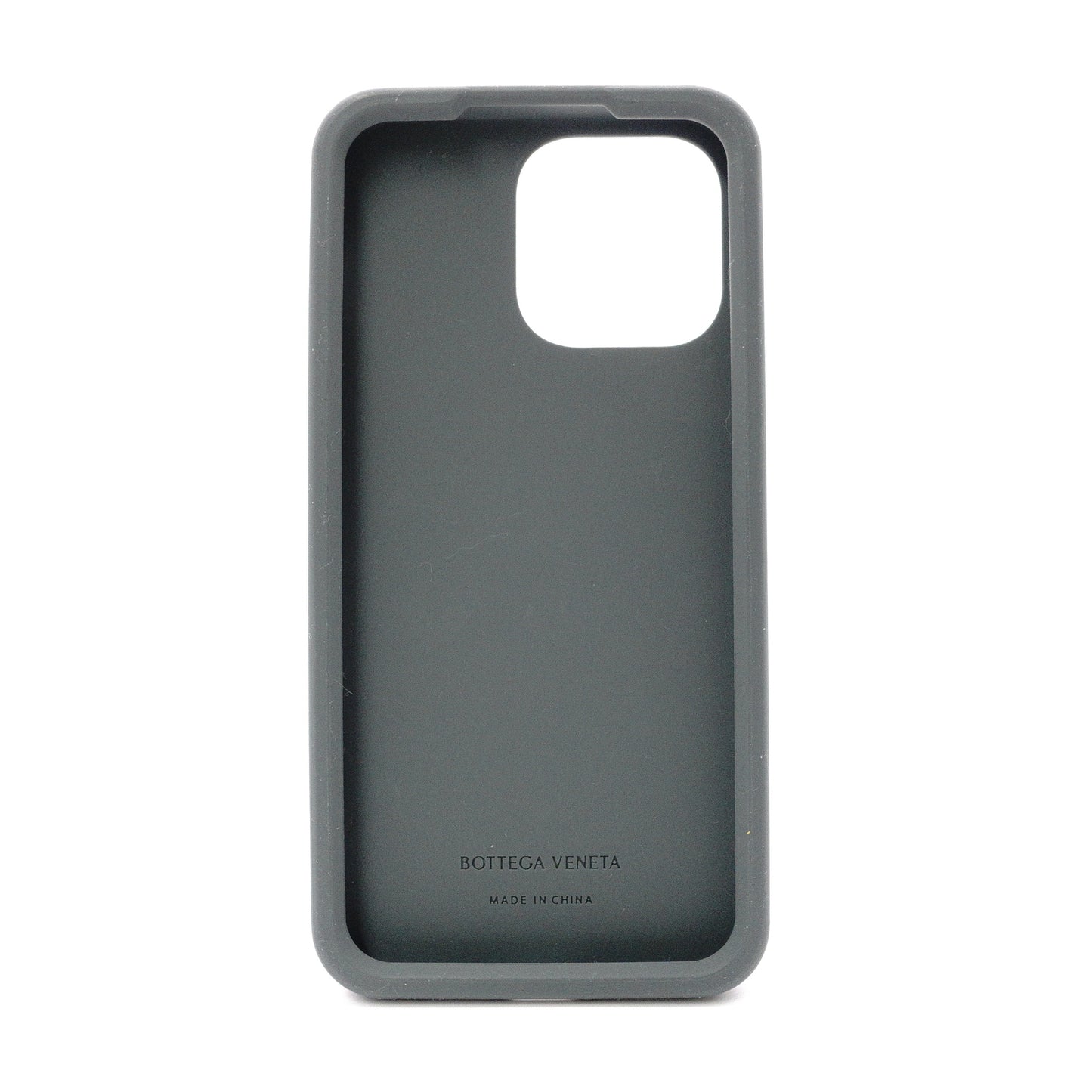 Bottega Veneta Intrecciato iPhone Case, Rubber, Green, 14 Pro MAX