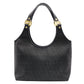 FENDI Zucchino Shoulder Bag Gray FF Logo PVC Gold Hardware