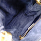 MIUMIU Madras Shoulder Bag, Denim, 2-Way, Blue, Gold Hardware