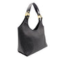 FENDI Zucchino Shoulder Bag Gray FF Logo PVC Gold Hardware
